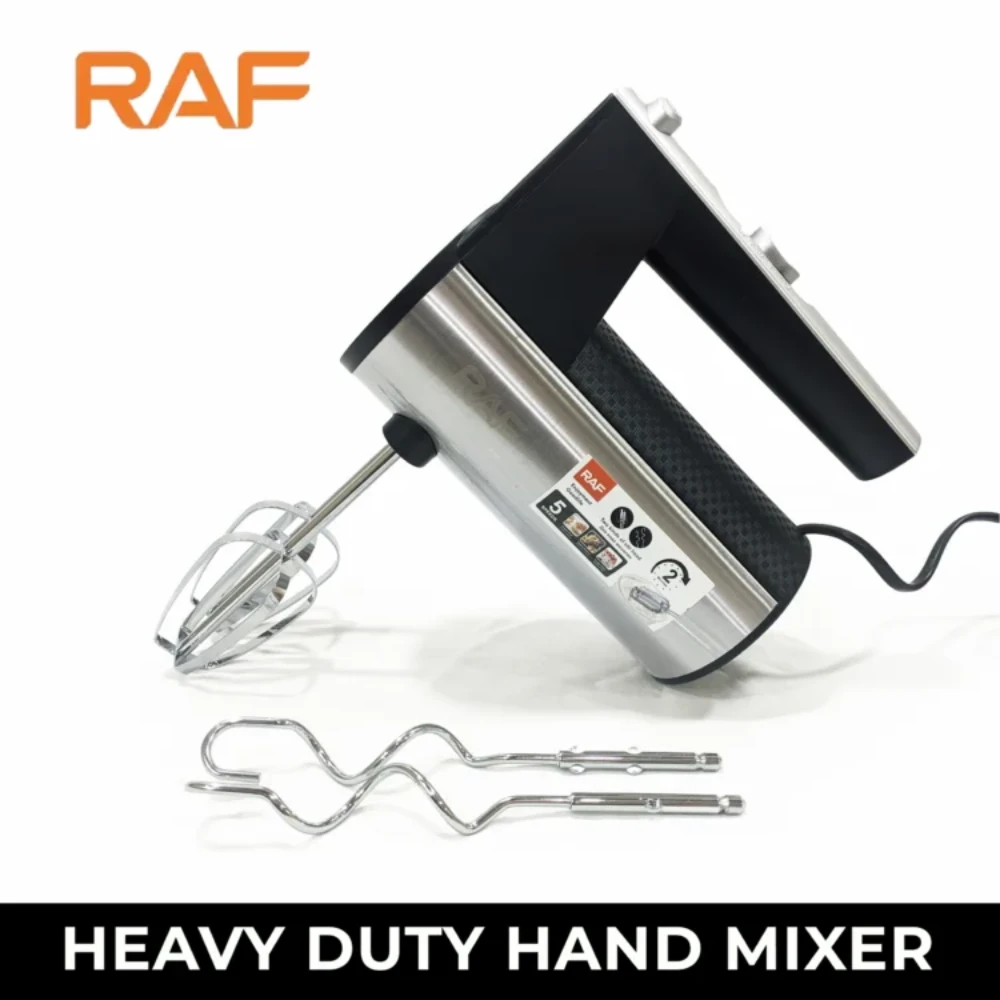 RAF R-6690 Hand Mixer – 600W Powerful Electric Beater with Turbo Function