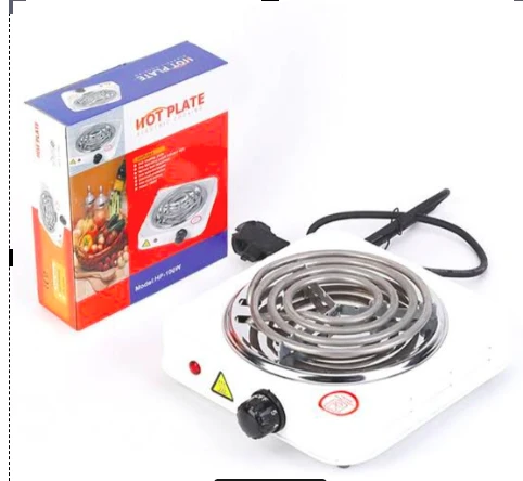 Portable Electric Stove (Hot Plate) – Compact 1000W Single Burner for Fast, Flam