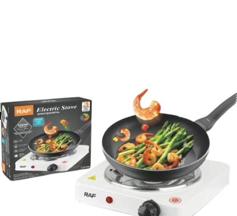 RAF R.8010A Electric Stove & Hot Plate – 1 000 W Uniform Heating Compact Cooker