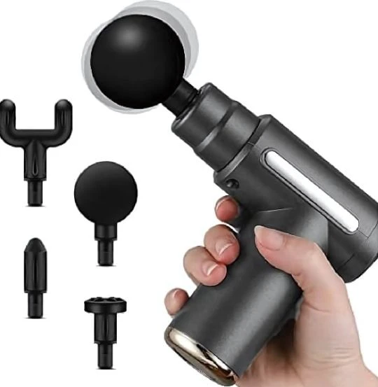 3-in-1 Mini Massager Gun – Lightweight Body & Facial Massage Device